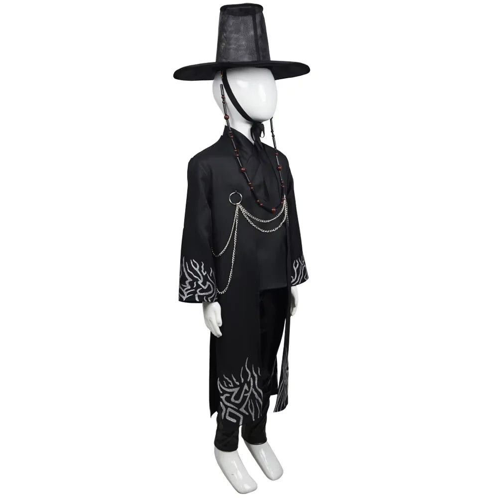 Kids Cosplay Suit Boys Cartoon Anime Stage Performance Costume Halloween Group Singing Party Clothing