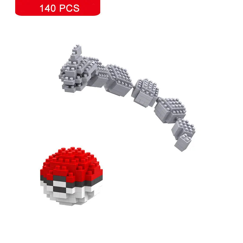 Pokemon Small Building Pokemon Nanoblock Cartoon Pikachu Animal Model Education Game Graphics Pokemon Toys For Kids Birthday