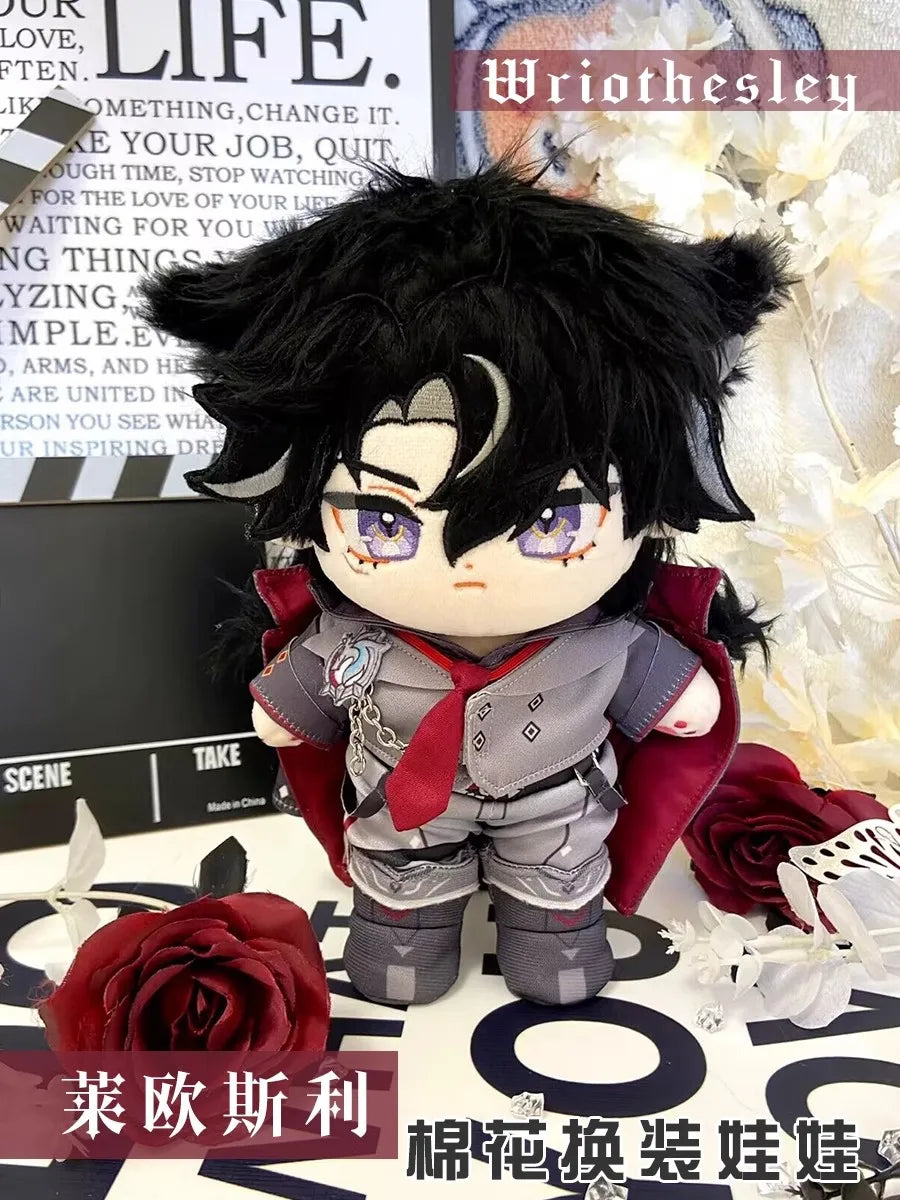 Anime Genshin Impact Plush Wanderer Kinich Scaramouche Xiao Venti Cotton changing doll Stuffed Animals Kids toy gifts Clothing