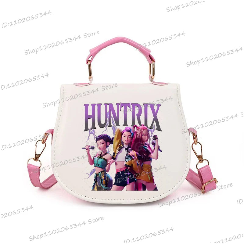 2025 Kpop Demon Hunters Anime Women's Designer Underarm Handbag Fashion Anime Movie High Quality Girls Tote Crossbody Bags