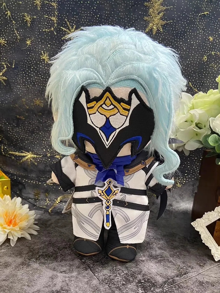 Anime Genshin Impact Plush Wanderer Kinich Scaramouche Xiao Venti Cotton changing doll Stuffed Animals Kids toy gifts Clothing