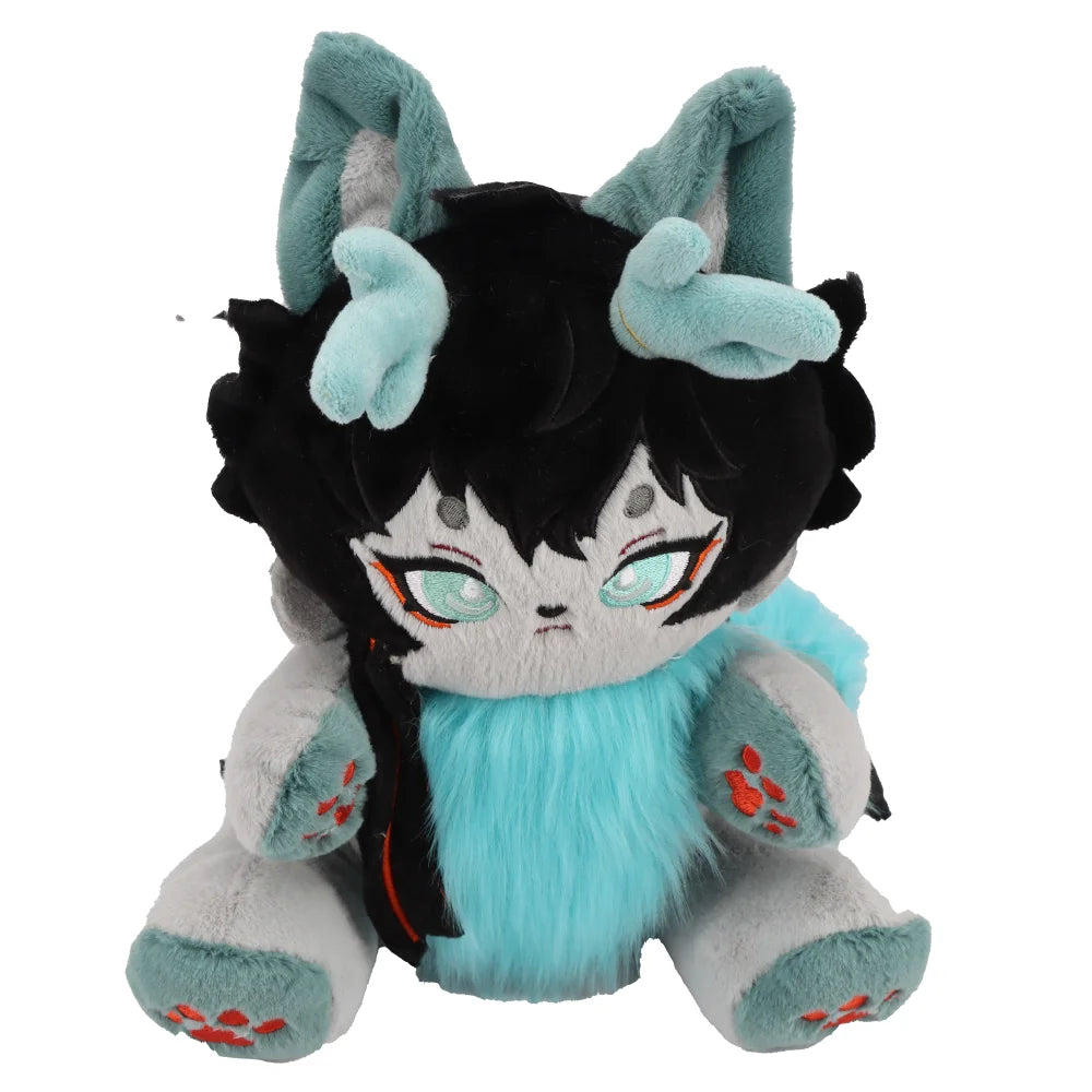 Cartoon Anime Plush Toys Danheng Meow Honkai Star Rail Plush Honkai: Star Rail Adorable Soft Plush Birthday Halloween Xmas Gifts