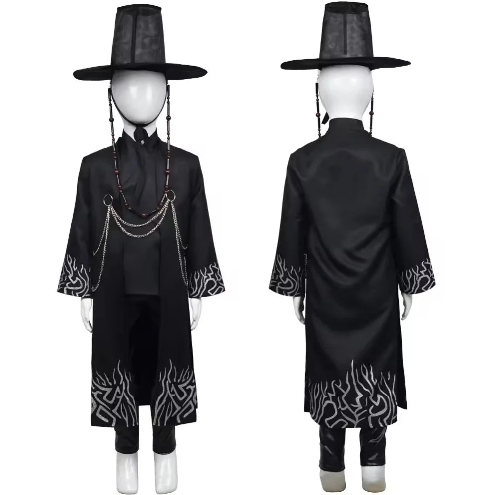 Kids Cosplay Suit Boys Cartoon Anime Stage Performance Costume Halloween Group Singing Party Clothing