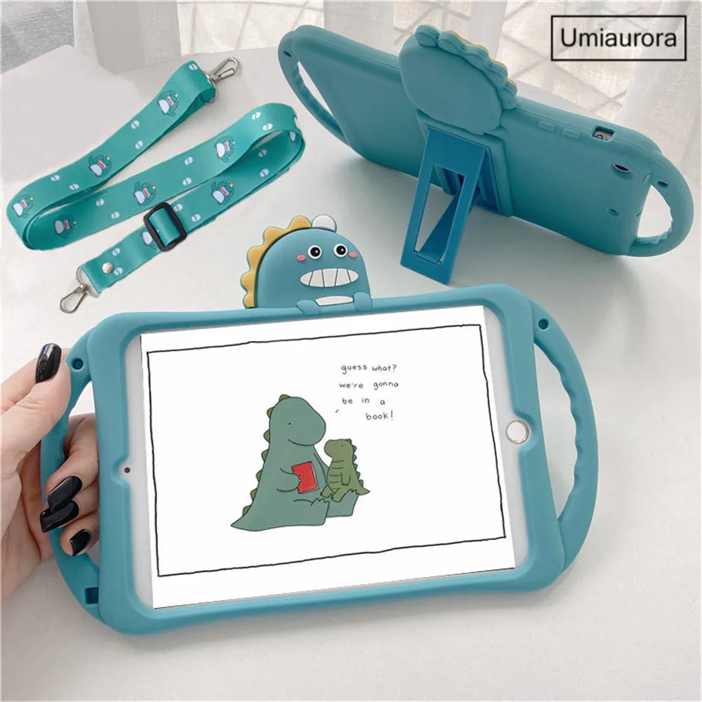 Cartoon Kids Cases For Huawei Matepad Pro 11 10.8 10.4 T10 T10S Mediapad T5 M5 Lite 8.0 10 10.1 Tablet Silicon Cover Stand Funda