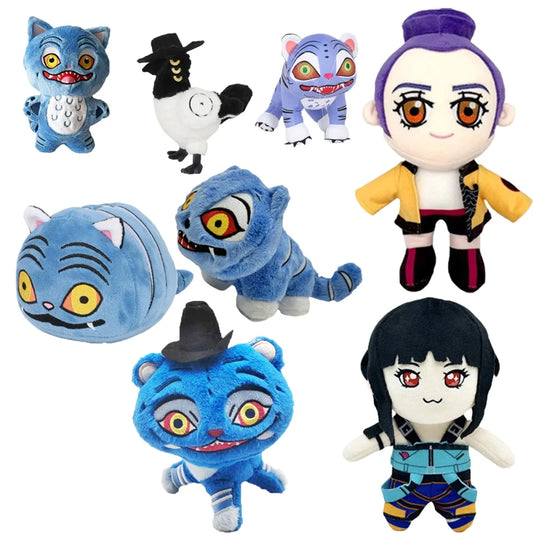 New Kpop Demon Hunters Tiger Plush Cute Cartoon Bird Plushie Kawaii Anime Stuffed Doll Soft Decor Pillow Toy Gift For Girl Kids