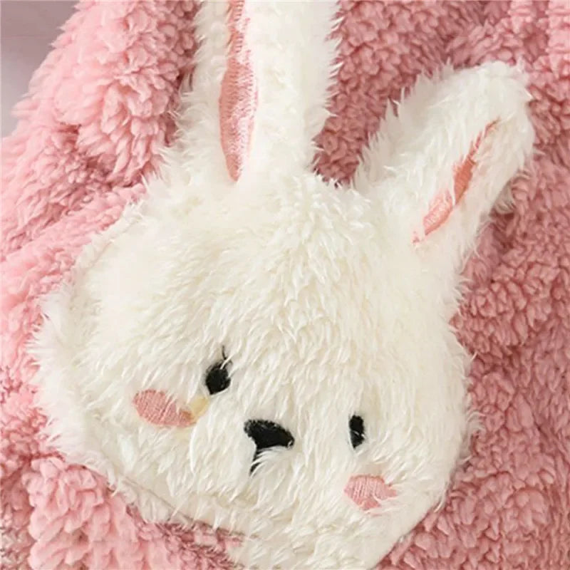 Autumn Winter Children Sleepwear Baby Pajamas Set Thick Flannel Fleece Child Sleepwear 2Pcs Sets Warm Home Suits Kids Clothes