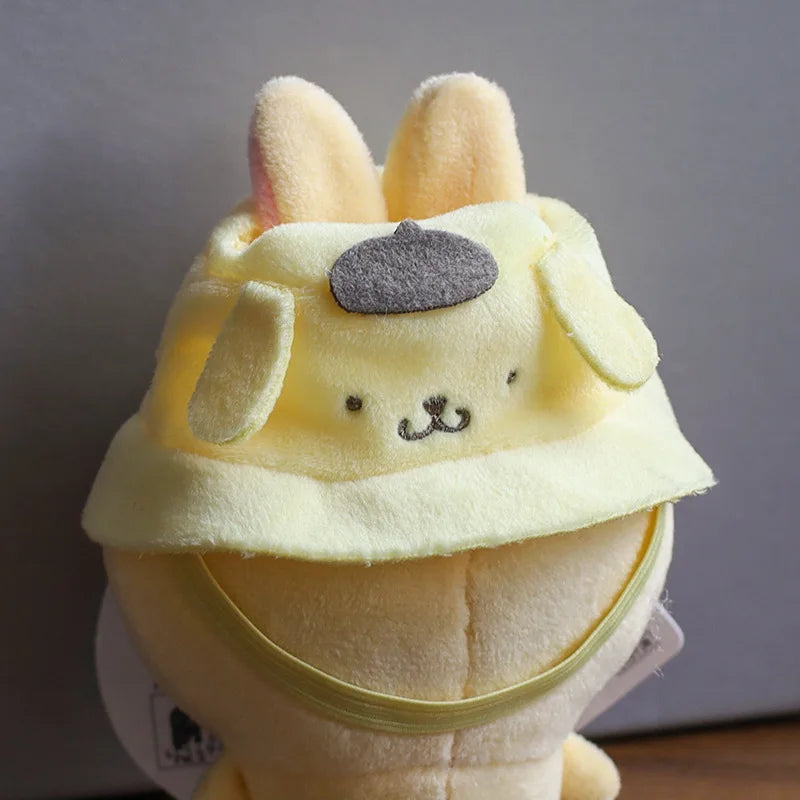 For 17cm Labubu Doll Clothes Cute Overalls Sanrio Hello Kitty Kuromi Cinnamoroll Clothes Doll Clothes for Dolls Kids Gifts