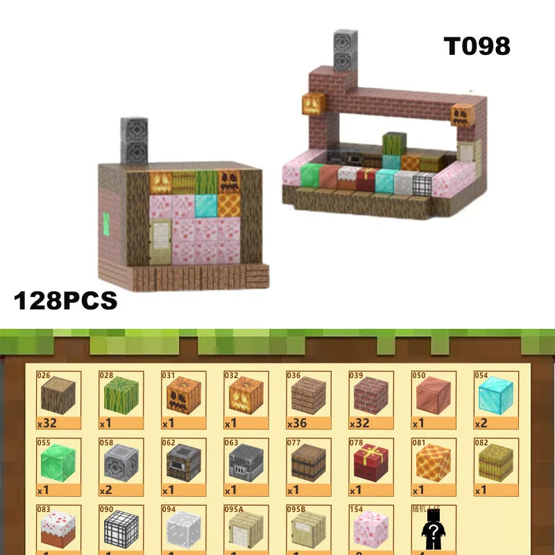 Magnetic Building Blocks Mine Cube Magnet World Set for Boy Girl Kid Age 3+ DIY Model Children Stem Montessori Sensory Toy