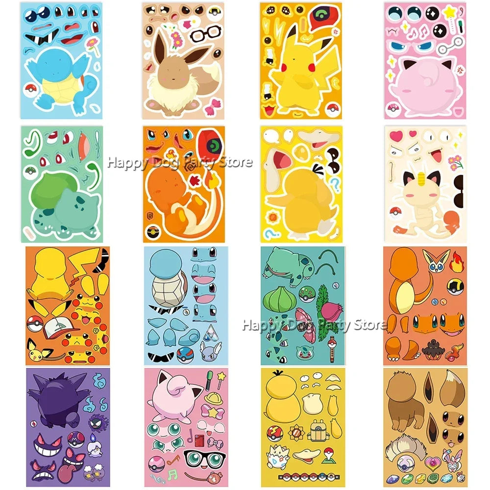 Pokemon Birthday Party Decoration New Yellow Pikachu Balloons For Kids Event Supplies Tableware Banner Backdrop Tablecloth Decor