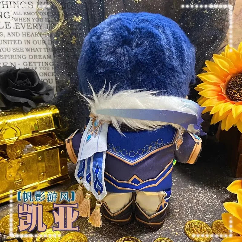 Anime Genshin Impact Plush Wanderer Kinich Scaramouche Xiao Venti Cotton changing doll Stuffed Animals Kids toy gifts Clothing