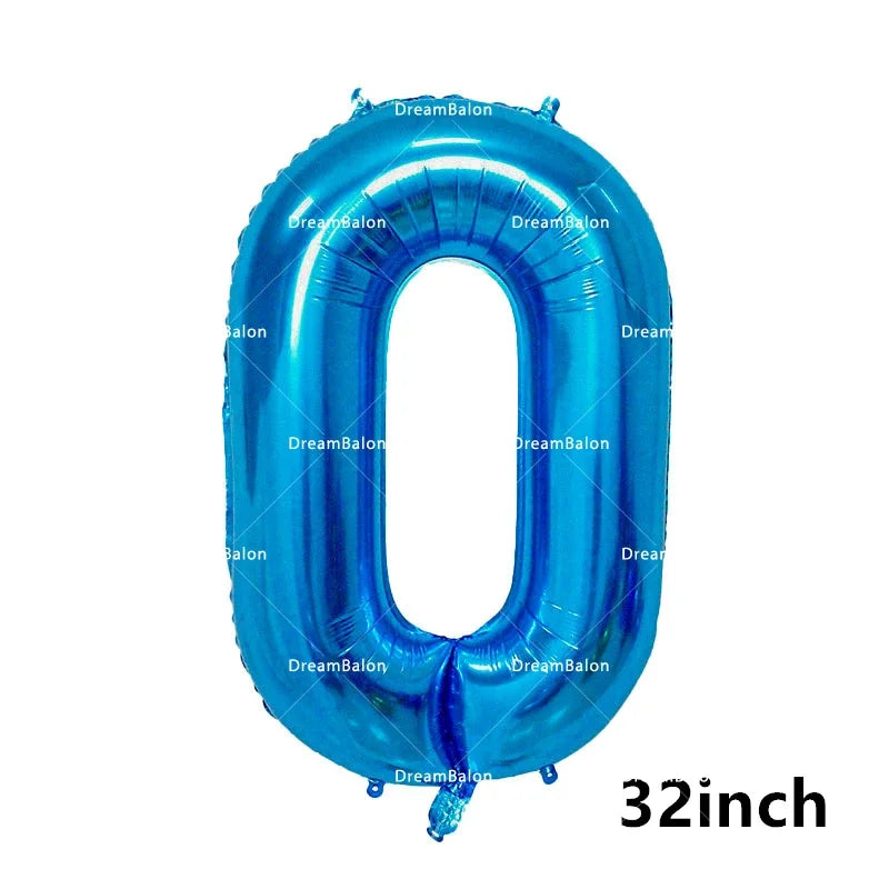 Blippiing Foil Balloon Happy Birthday Banner Decoration Party Supplies Backdrop Cake Toppers Disposable Tableware Latex Ballons