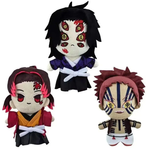 Demon Slayer Plush Doll Anime Peripheral Home Decor Stuffed Tsugikuni Yoriichi 22cm Cosplay Kokushibou Akaza Doll Kids Toy Gifts