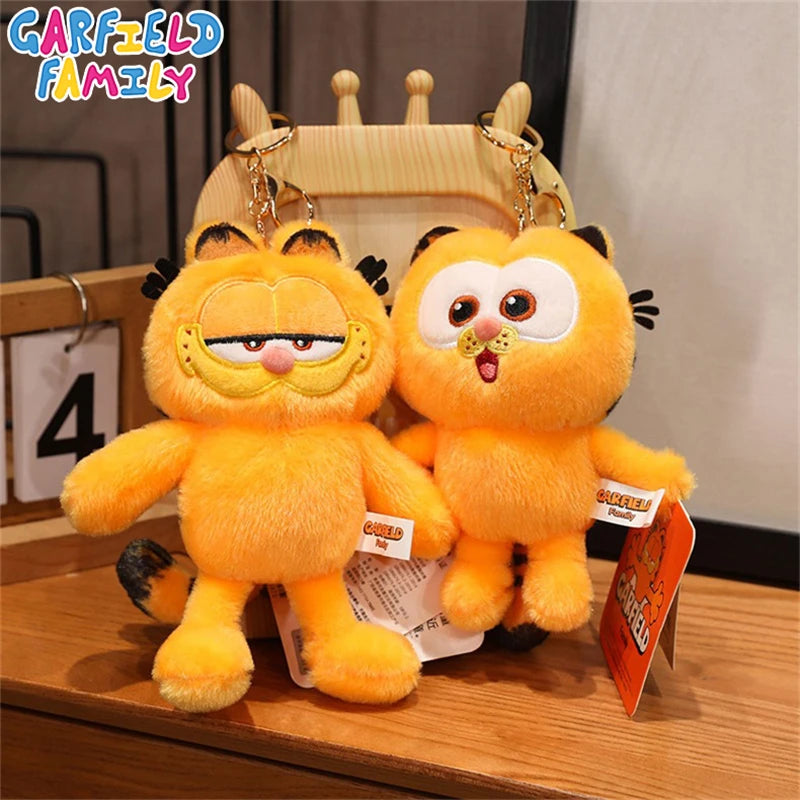 Original Garfield Cat Anime Plush Toys Cute Garfield Family Odie Stuffed Anime Plushies Kawaii Cartoon Peluche Dolls Gifts Kids