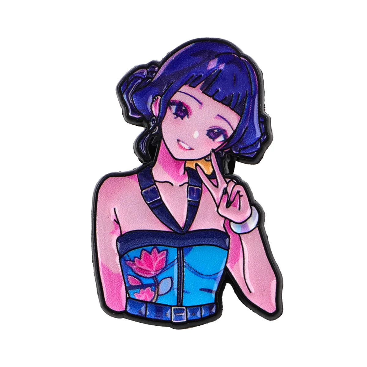 Cute Anime Girl Group Enamel Pins Cool K-POP Brooch Lapel Pin Badge on Backpack Clothing Accessories Fashion Jewelry Fans Gifts