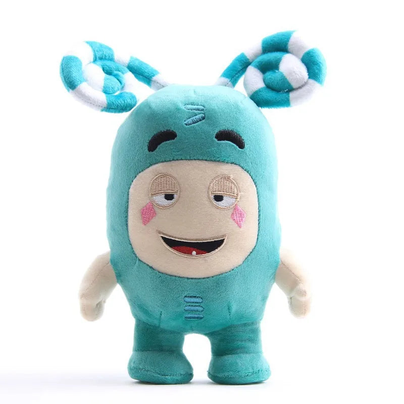 Anime Oddbods Cartoon Game Plush Toys Cute Soft Fuse Pogo Bubbles Slick Zeke Jeff Plush Doll Toys For Kids Christmas Gift 15cm
