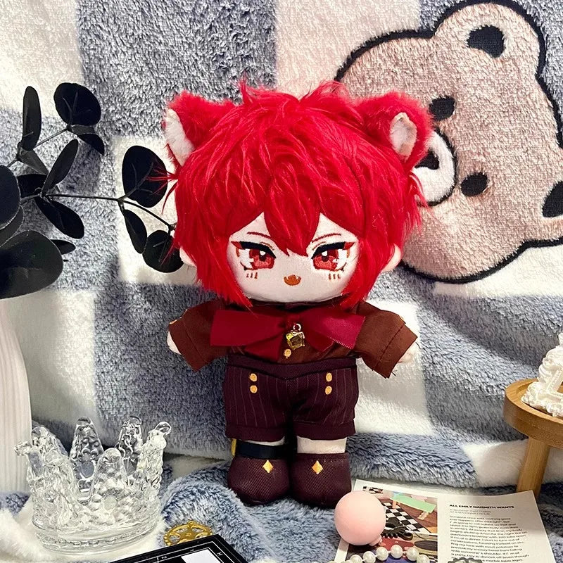Anime Genshin Impact Plush Wanderer Kinich Scaramouche Xiao Venti Cotton changing doll Stuffed Animals Kids toy gifts Clothing