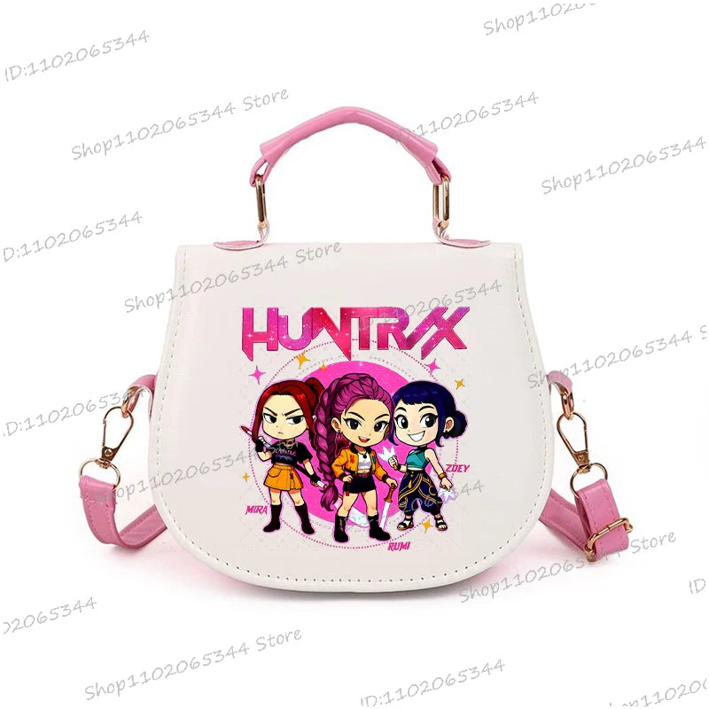 2025 Kpop Demon Hunters Anime Women's Designer Underarm Handbag Fashion Anime Movie High Quality Girls Tote Crossbody Bags