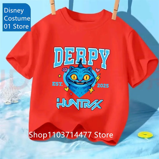 Children's Clothing KPop Demon Hunters Fans Gifts Kids Clothes Fashion Casual Tops 2025 Hot Movie Soft Baby Girls T Shirt