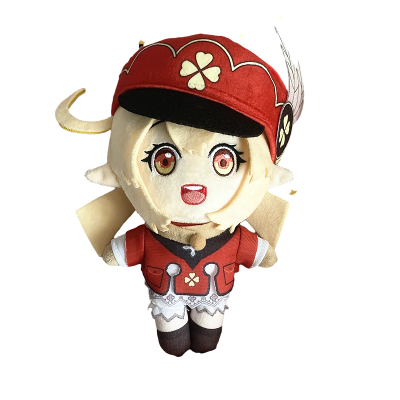 20cm Genshin Impact Plush Pendant Doll Toy Zhong Li Xiao Hu Tao Klee Paimon Soft Stuffed Pillow Kids Christmas Plushies Gifts