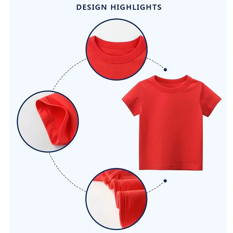 New Gabby Dollhouse T-shirt for Child A-Z Letters Tee Fashion Tops Cute Cartoon Girl Clothes Anime Kids Summer Short Sleeve Gift