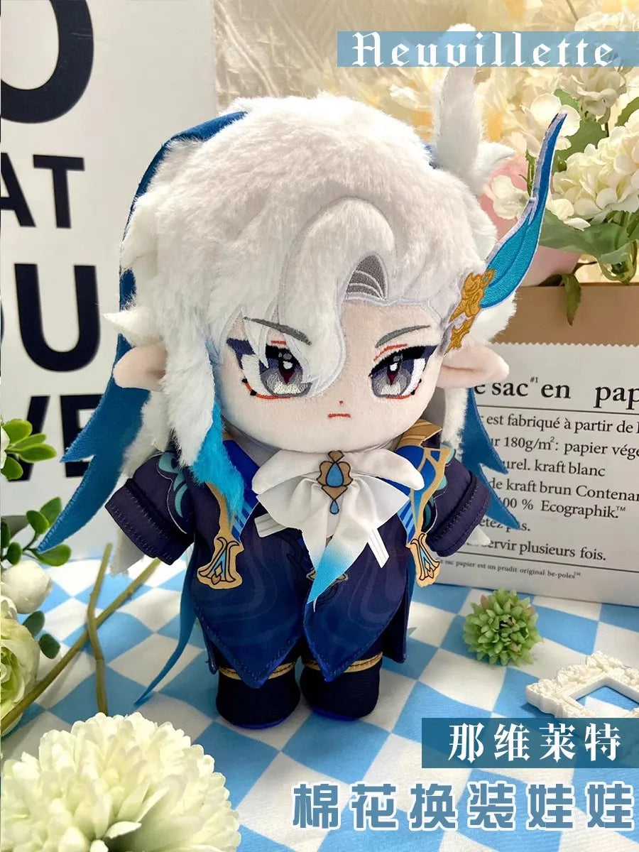 Anime Genshin Impact Plush Wanderer Kinich Scaramouche Xiao Venti Cotton changing doll Stuffed Animals Kids toy gifts Clothing