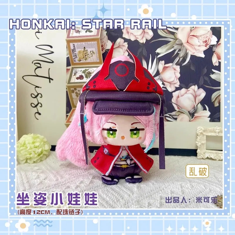12cm Mini Anime Honkai: Star Rail Plush Doll Huohuo Serval Boothill Topaz Argenti Blade Jing Yuan Kafka boys girls gift Kids toy