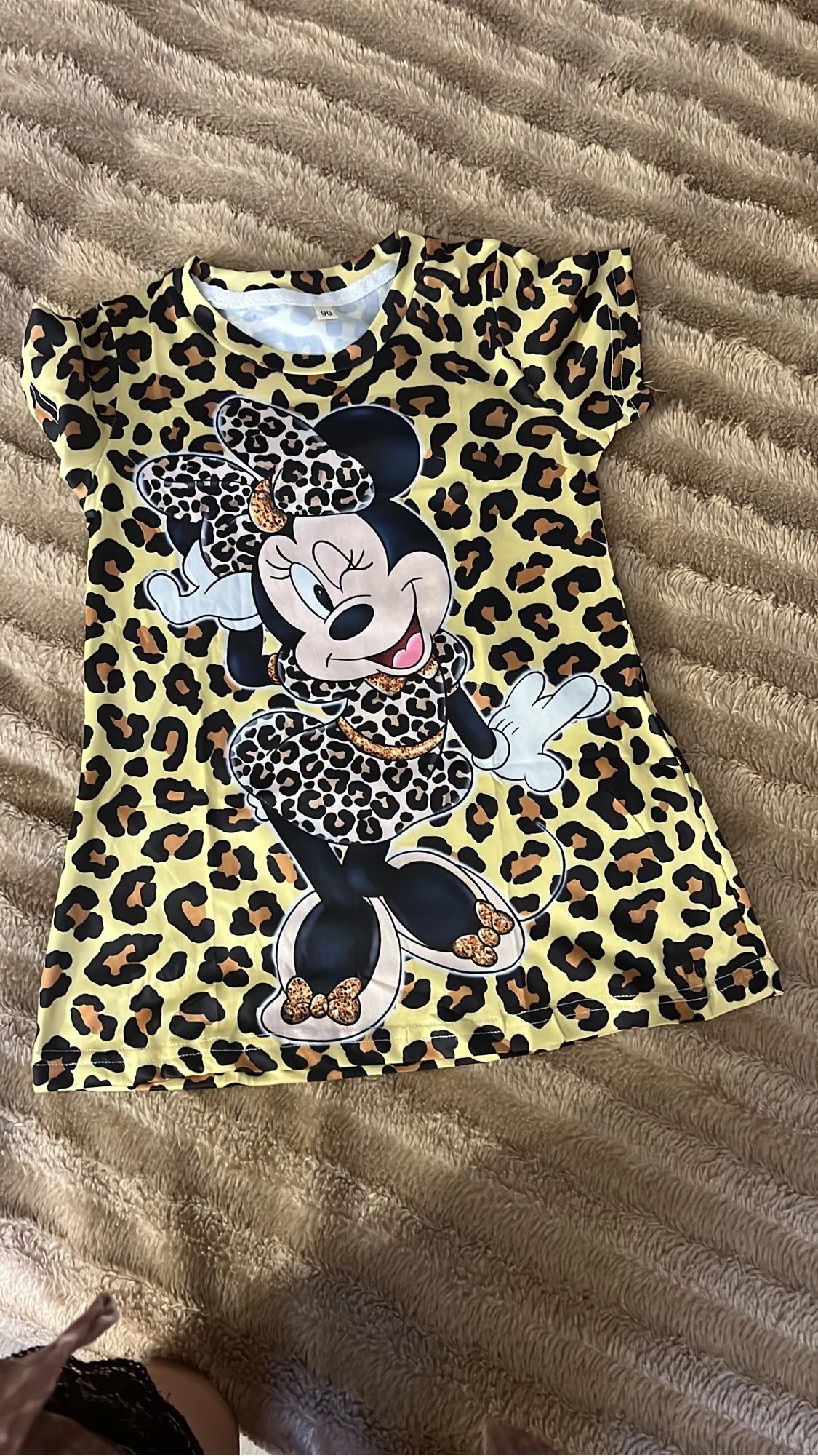 Girls T Shirts for Kids Minnie Mouse Print Top Child Shirt Boy Kid Summer Clothes Short Sleeve T-shirt Cartoon Boys Wear Mickey