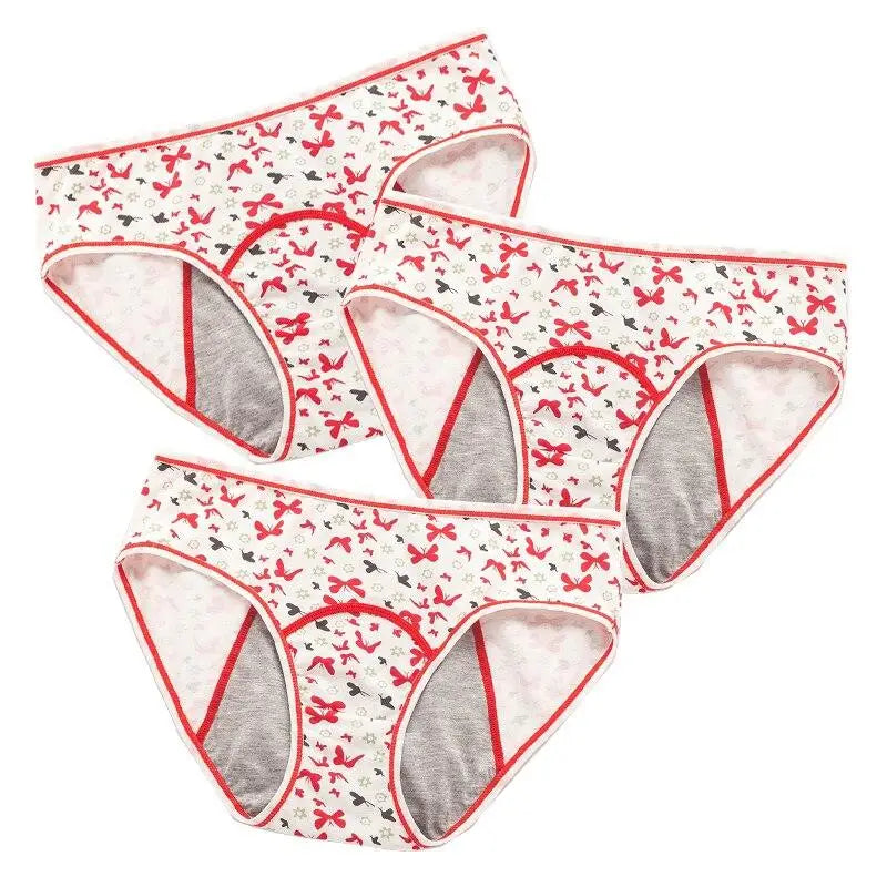 Leakproof Children Menstrual Pants Cotton Underwear Teenager Panties Fashion Underpants