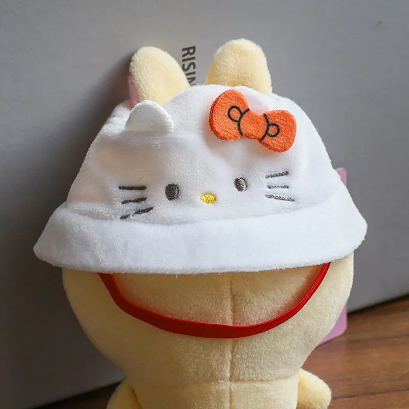 For 17cm Labubu Doll Clothes Cute Overalls Sanrio Hello Kitty Kuromi Cinnamoroll Clothes Doll Clothes for Dolls Kids Gifts