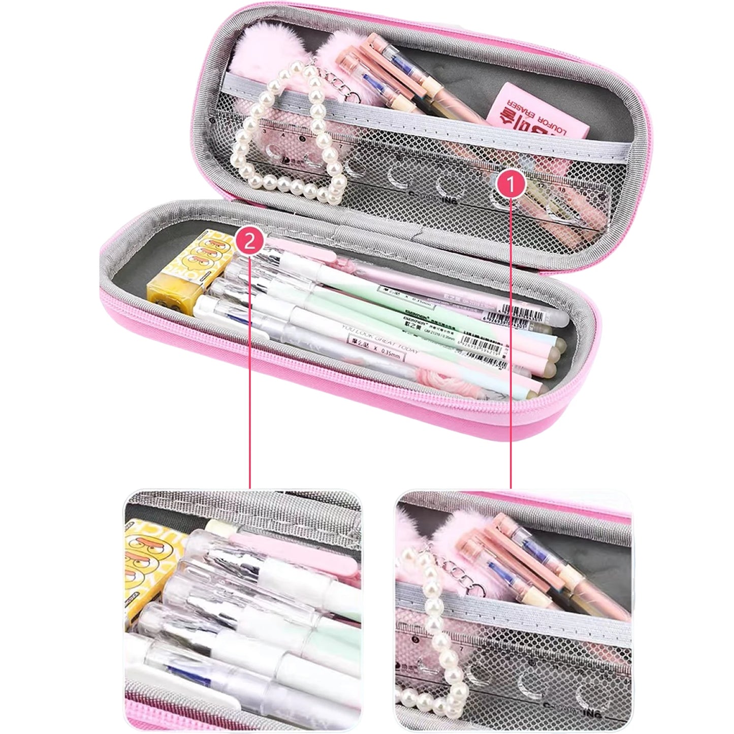 Kawaii 3D Cinnamoroll Anime Pencil Case Cute Melody Large Capacity Pen Holder Girls Boy Kids School Stationery Box Gift