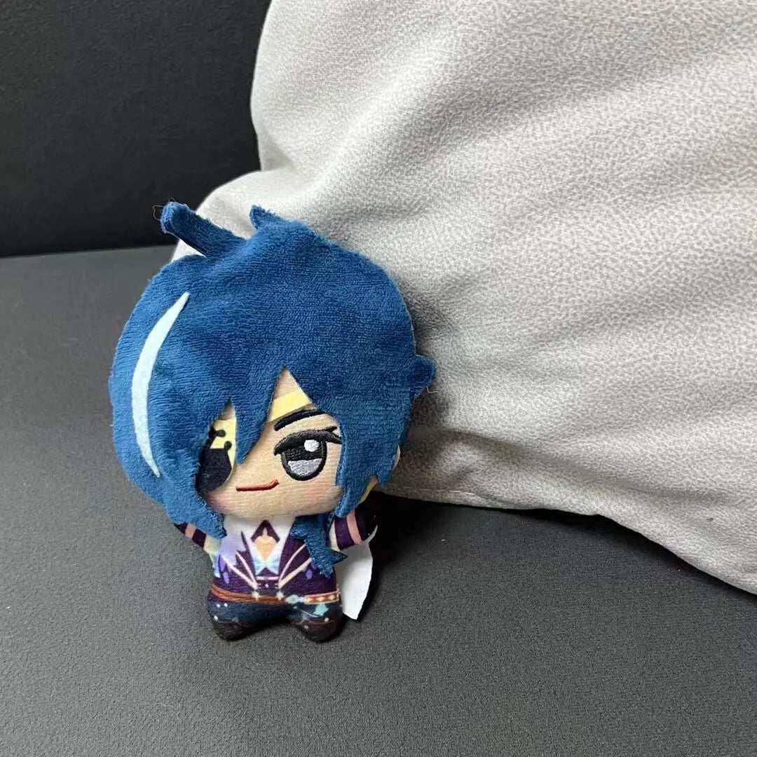 Genshin Impact Xiao Zhong Li Venti Ganyu Tartaglia Diluc Plush Pendant Toy Doll Mini Keychain Backpack Accessorie For Gift