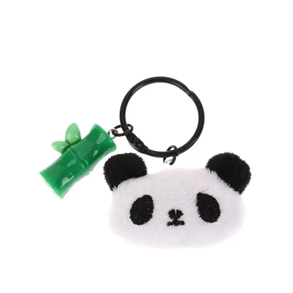 Cartoon Red Panda Plush Keyring Plush Stuffed Toys Pulling Tail Panda Plush Pendant Cute Animal Red Panda Plushies Pendant Kids