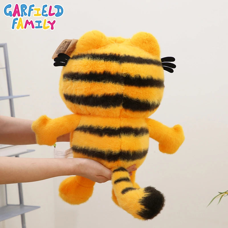 Original Garfield Cat Anime Plush Toys Cute Garfield Family Odie Stuffed Anime Plushies Kawaii Cartoon Peluche Dolls Gifts Kids