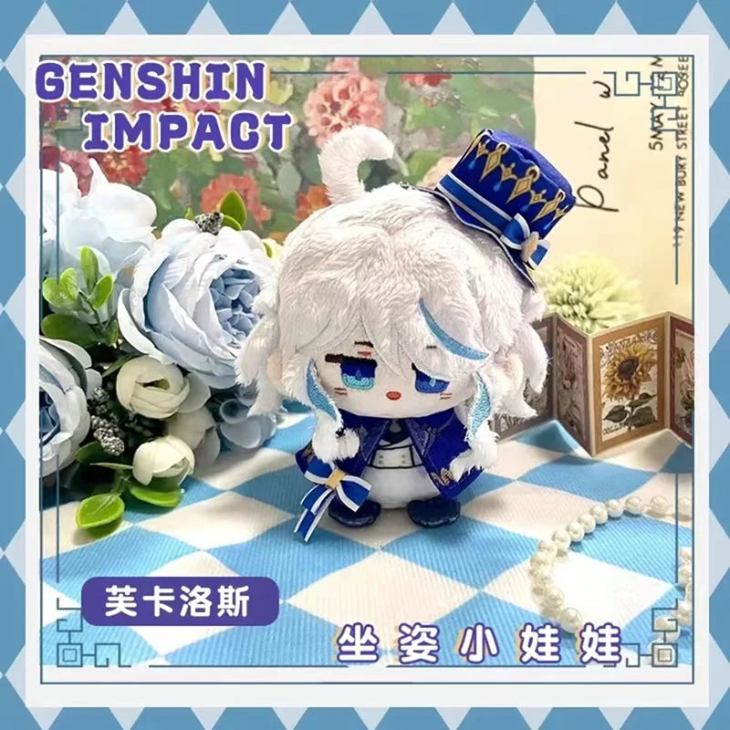 Genshin Impact Plush Wriothesley Neuvillette Kaveh Xiao Furina Lyney Arlecchino Gaming Tighnari Dolls Bag Pendant Keychain Gift