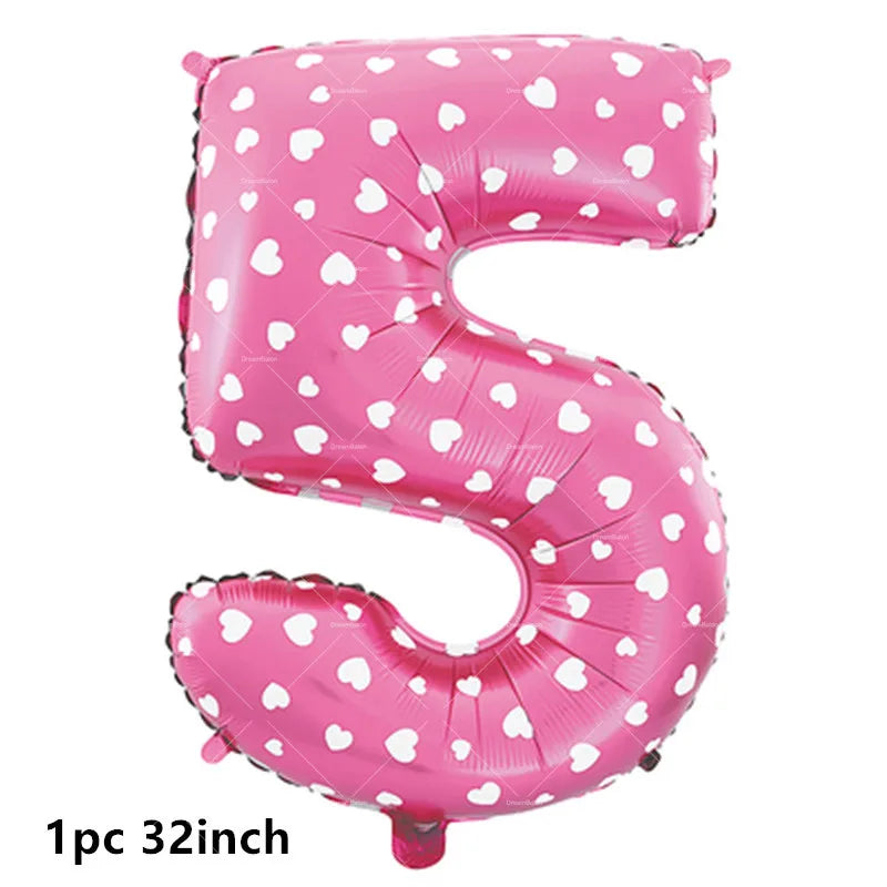 My Little Pony Foil Balloon Happy Birthday Latex Ballon Banner Party Decoration Cake Topper Supplies Backdrop Disposable Kid Toy