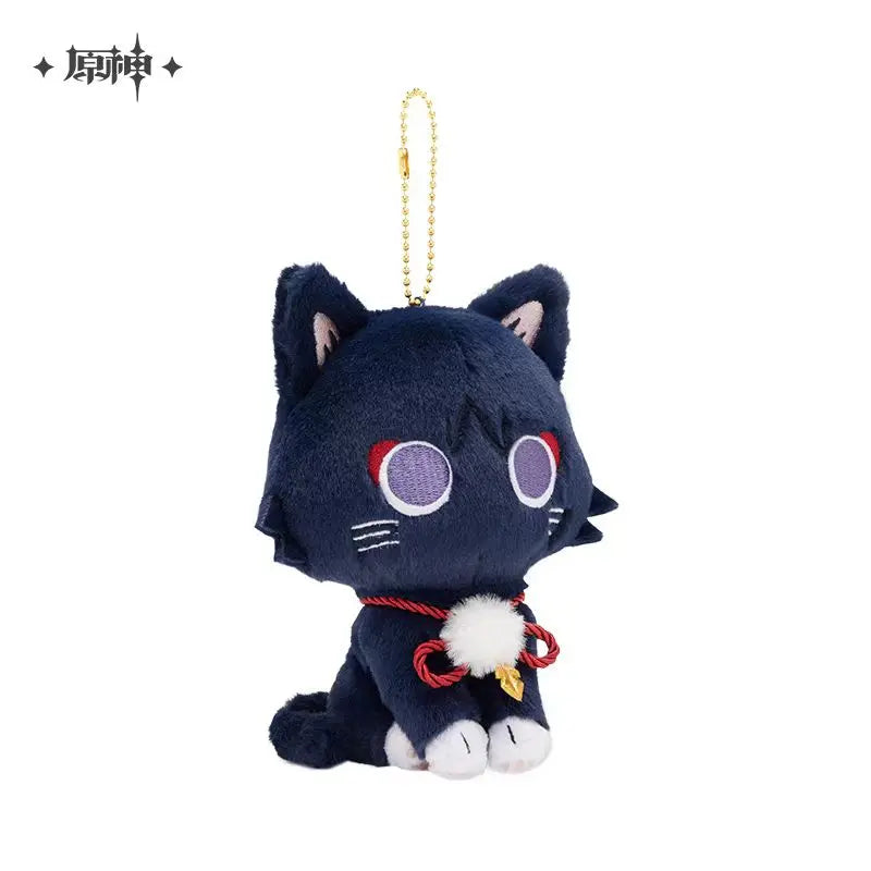 Game Genshin Impact Wanderer Fairytale Cat Plush Anime Cosplay Pendant Cartoon Stuffed Doll Kids Xmas Gift