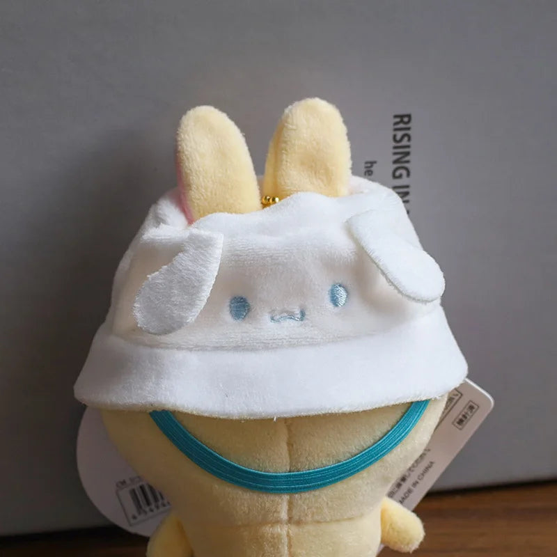 For 17cm Labubu Doll Clothes Cute Overalls Sanrio Hello Kitty Kuromi Cinnamoroll Clothes Doll Clothes for Dolls Kids Gifts