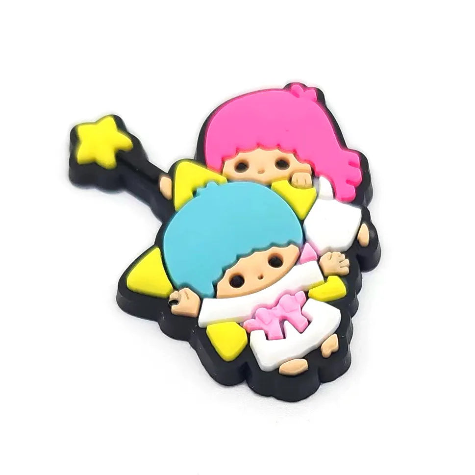 MINISO Hello Kitty Sanrio cartoon 1pcs cute shoe charms Accessories buckle clogs sandals pin decorate kids girls gift