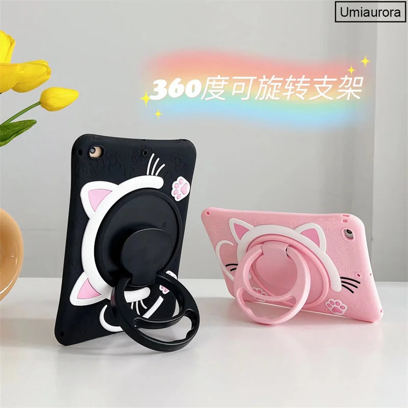 Cartoon Kids Cases For Huawei Matepad Pro 11 10.8 10.4 T10 T10S Mediapad T5 M5 Lite 8.0 10 10.1 Tablet Silicon Cover Stand Funda