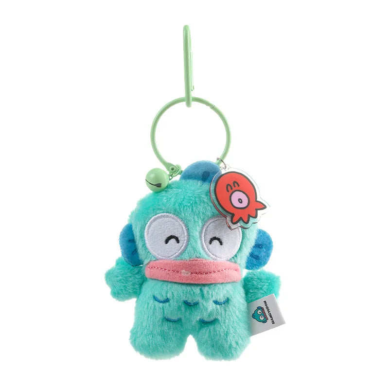 Sanrio Hello Kitty Kuromi Cute Stuffed Keychain Car School bag Pendant Kids Plush Toy Keyring Plushier Strap Doll Birthday Gift