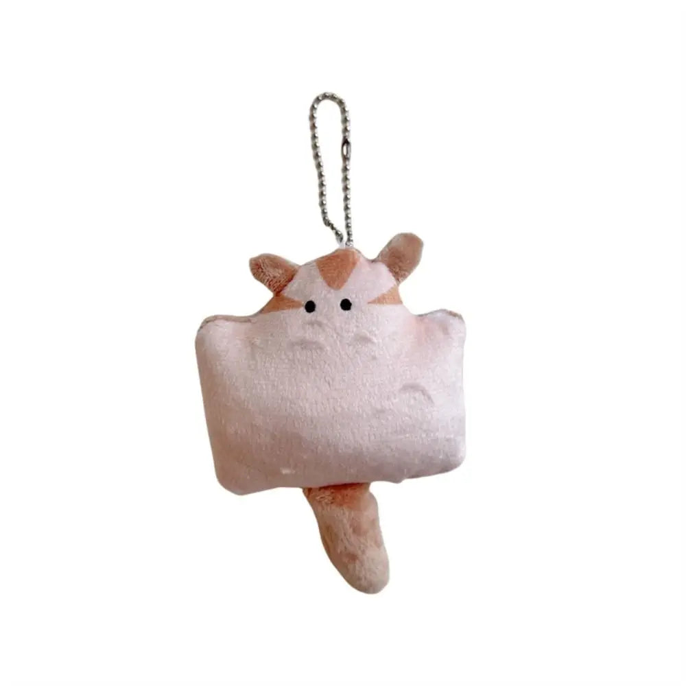 Cartoon Red Panda Plush Keyring Plush Stuffed Toys Pulling Tail Panda Plush Pendant Cute Animal Red Panda Plushies Pendant Kids