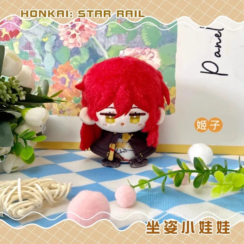 12cm Mini Anime Honkai: Star Rail Plush Doll Huohuo Serval Boothill Topaz Argenti Blade Jing Yuan Kafka boys girls gift Kids toy