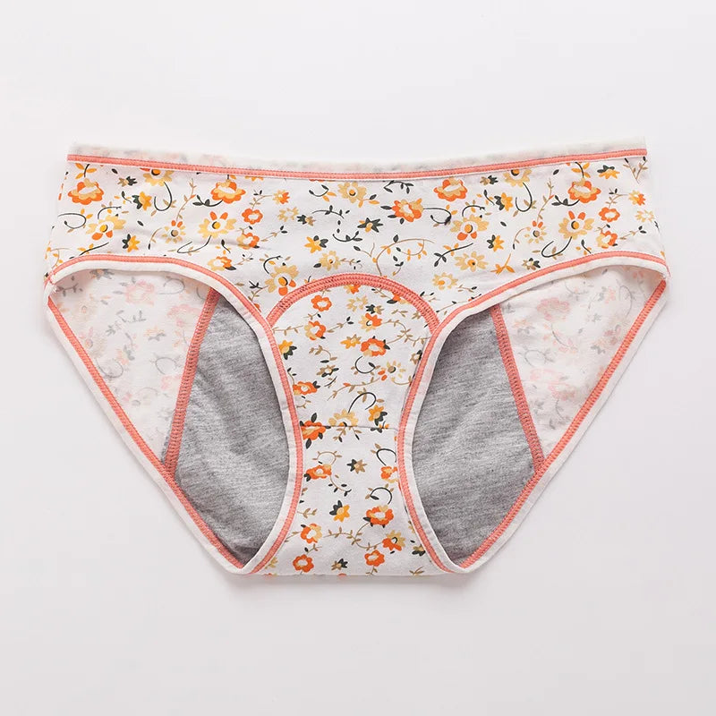 Leakproof Children Menstrual Pants Cotton Underwear Teenager Panties Fashion Underpants