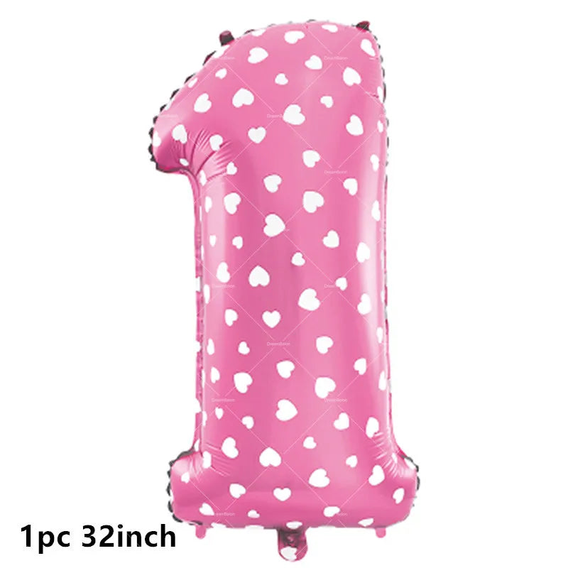 My Little Pony Foil Balloon Happy Birthday Latex Ballon Banner Party Decoration Cake Topper Supplies Backdrop Disposable Kid Toy