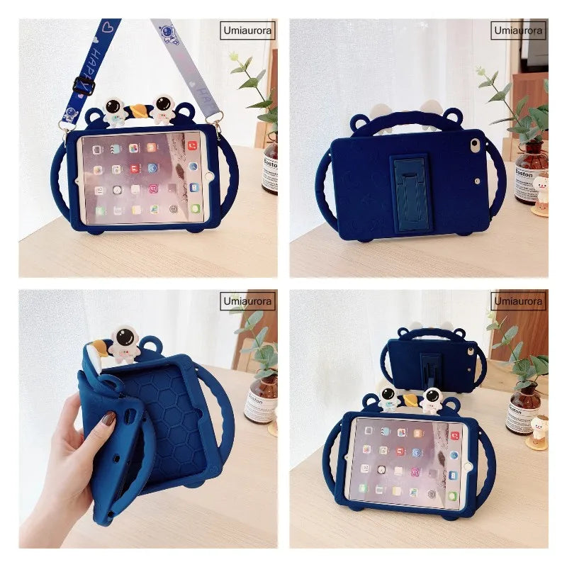 Cartoon Kids Cases For Huawei Matepad Pro 11 10.8 10.4 T10 T10S Mediapad T5 M5 Lite 8.0 10 10.1 Tablet Silicon Cover Stand Funda