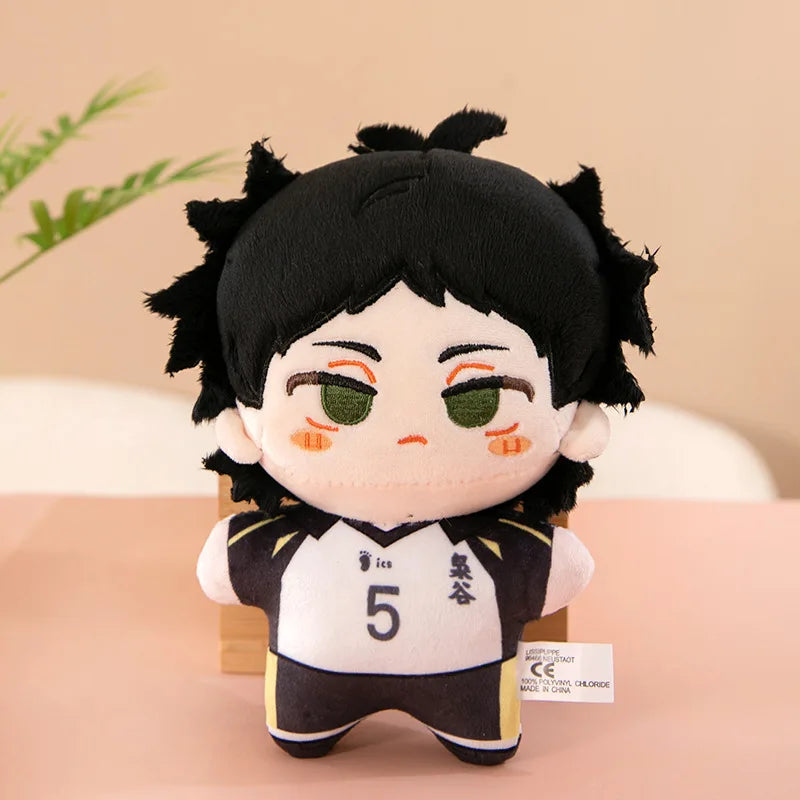 20cm Kawaii Haikyuu Plush Toy Volleyball Stuffed Anime Doll Hinata Shoyo Tobio Kageyama Yu Nishinoya for Fans Kids Birthday Gift
