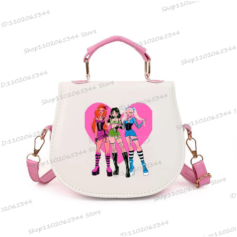 2025 Kpop Demon Hunters Anime Women's Designer Underarm Handbag Fashion Anime Movie High Quality Girls Tote Crossbody Bags