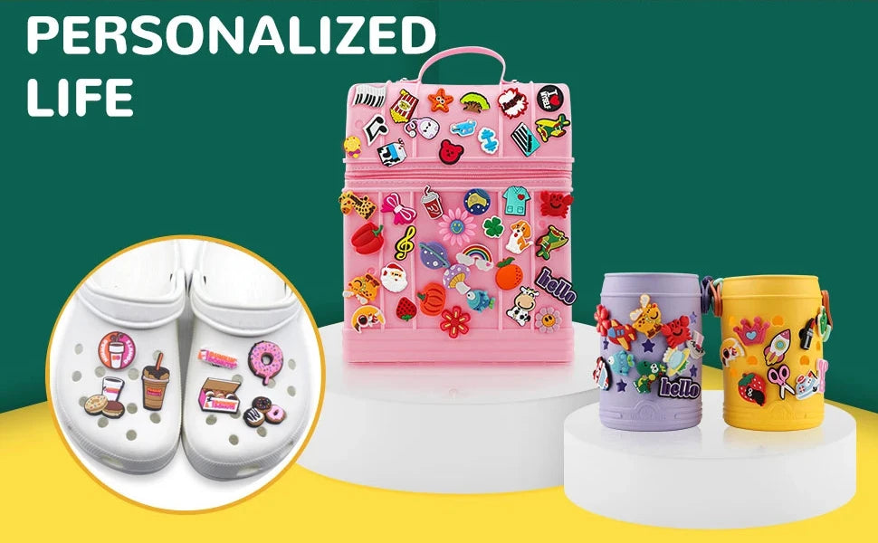 20pcs Hot Toys Disney Cartoon Winnie Pooh Shoe Charms for Shoes Decoration Accessories Classic Clog Sandal Buckle Kids Gifts