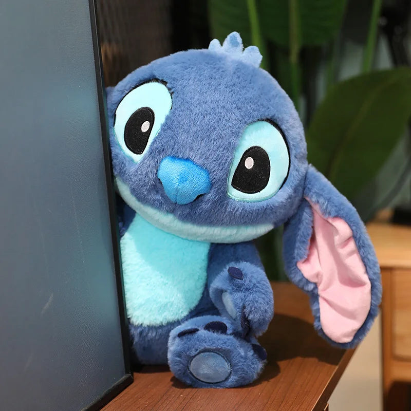 Cute Big Size Lilo & Stitch Couple Models Cartoon Stuffed Plush Anime Stitch Plush Toys Stitch Plushies Pillow Kids Xmas Gift