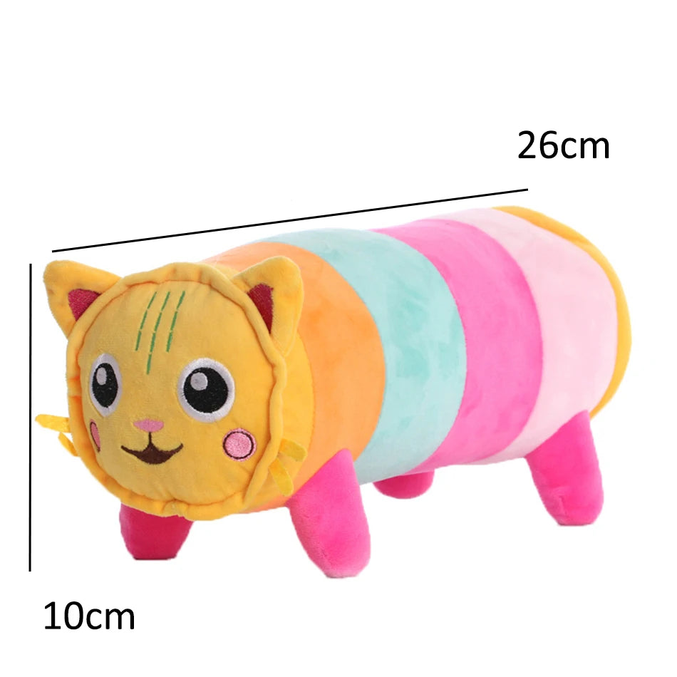 New Gabbys Dollhouse Plush Toy Mercat Cartoon Stuffed Animals Smiling Cat Car Cat Hug Gabys Girl Dolls Kids Birthday Gifts